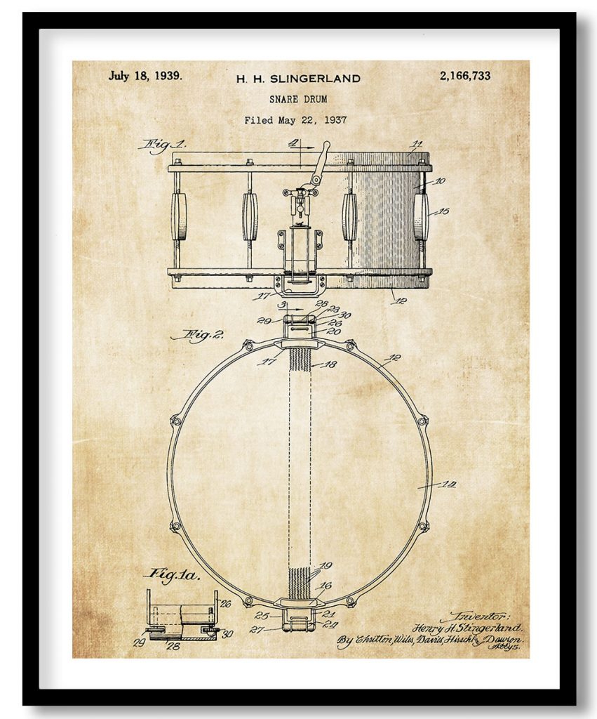 Snare drum 1937 #22 vintage
