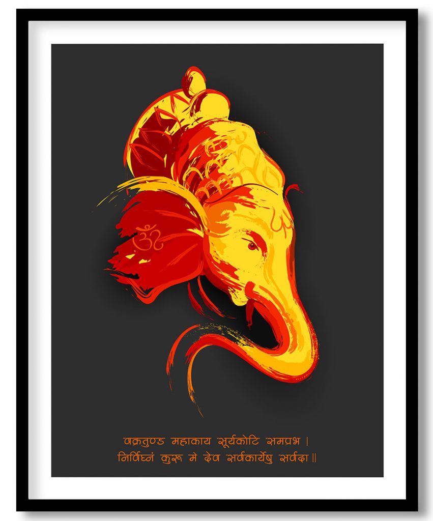 Ganesha golden