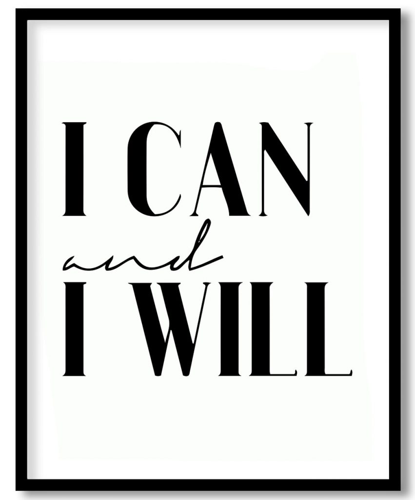 i can and i will