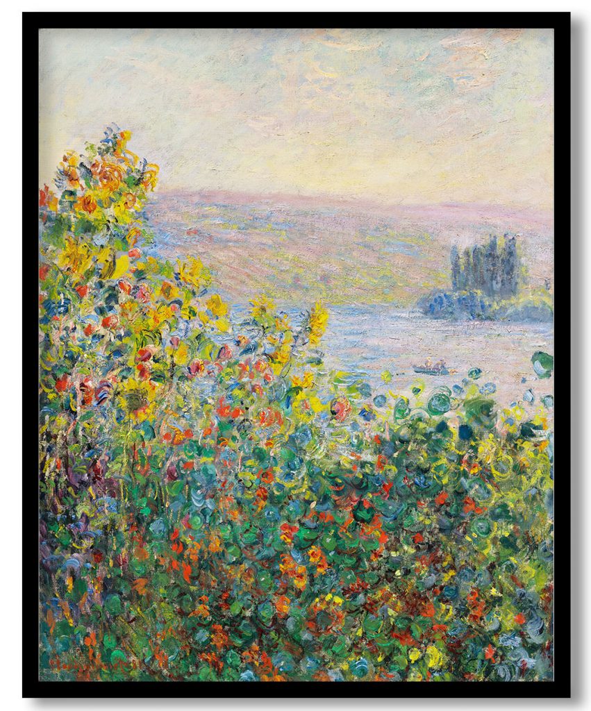 Flowers at vetheuil by Claude Monet (1881)