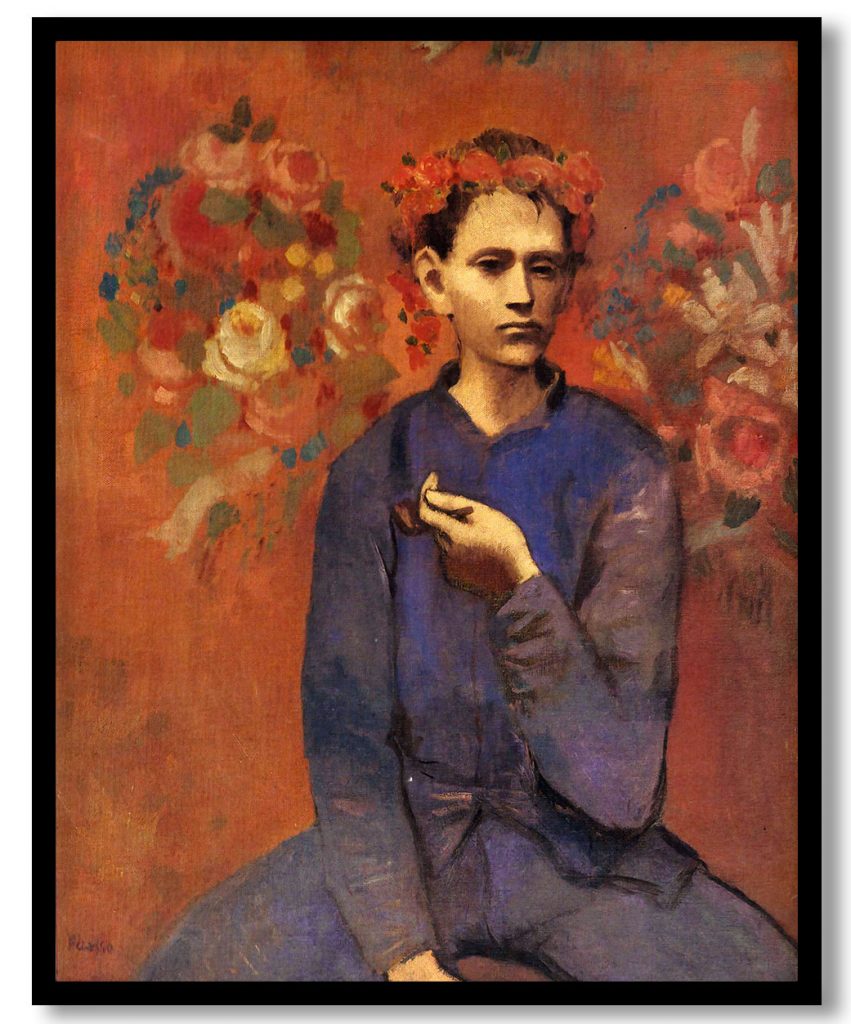 A boy with pipe by Pablo Picasso (1905)
