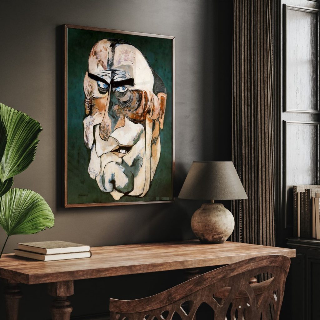 El presidente by Oswaldo Guayasamin (1967)