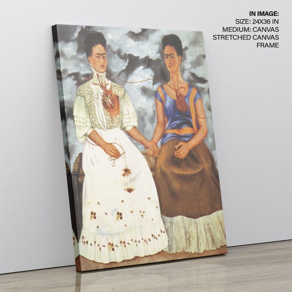 The two fridas by Frida Kahlo (1939) - Wall Art Decor, Framed Painting ...
