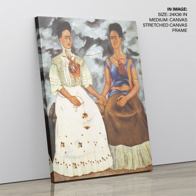 The two fridas by Frida Kahlo (1939) - Wall Art Decor, Framed Painting ...