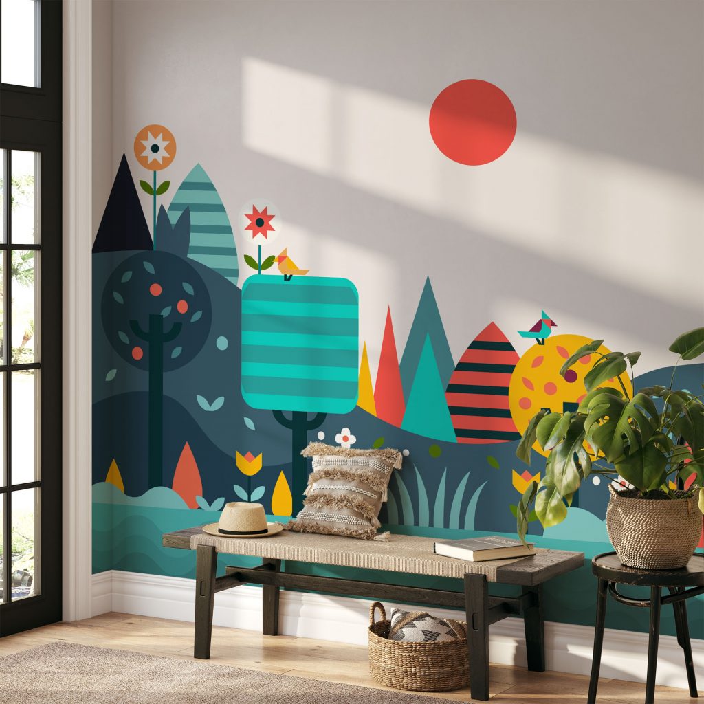 Modern figurative landscape