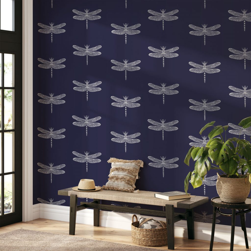 Indigo bright dragonfly