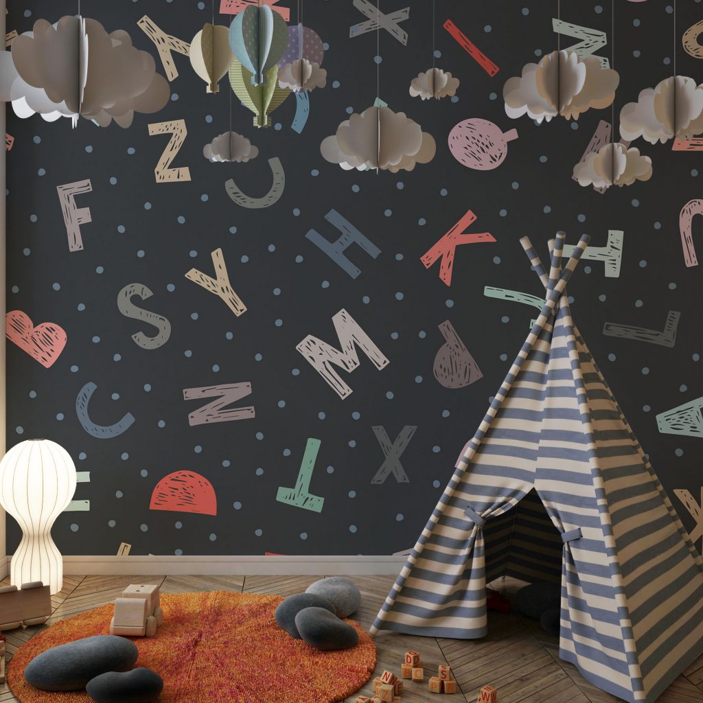 Colorful cute alphabets