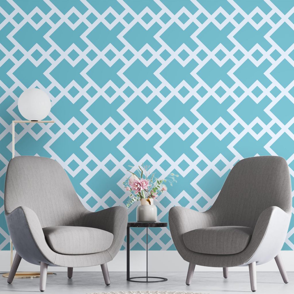 Multicolor design geometric - Mural Wallpaper, PVC Free, Non-Toxic