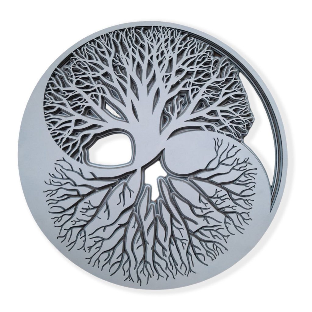 Tree Of Life Wall Art,Wooden Wall Decor,Rustic Shabby Contemporary Artwork for Living Room, Bedroom and Office,Spiritual Wall Art,Room Decor