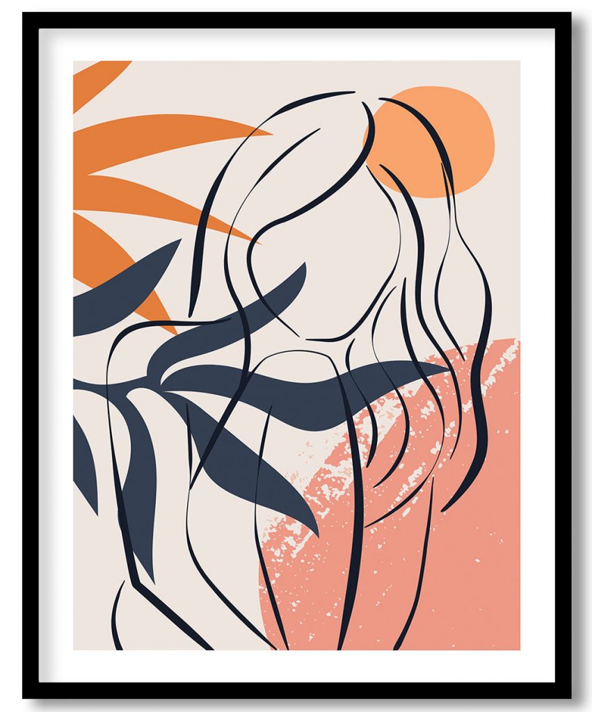 Adolescent line drawing