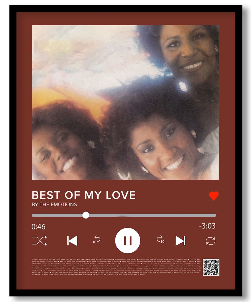 The Emotions - Best of my love (Music player)