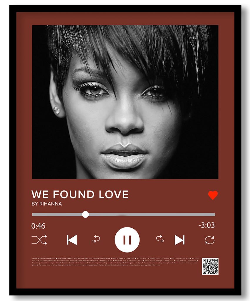Rihanna - We found love (Music player)