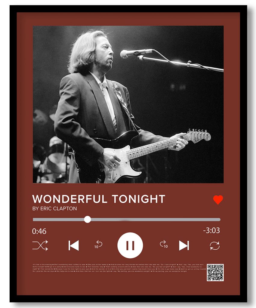 Eric Clapton - Wonderful tonight (Music player)