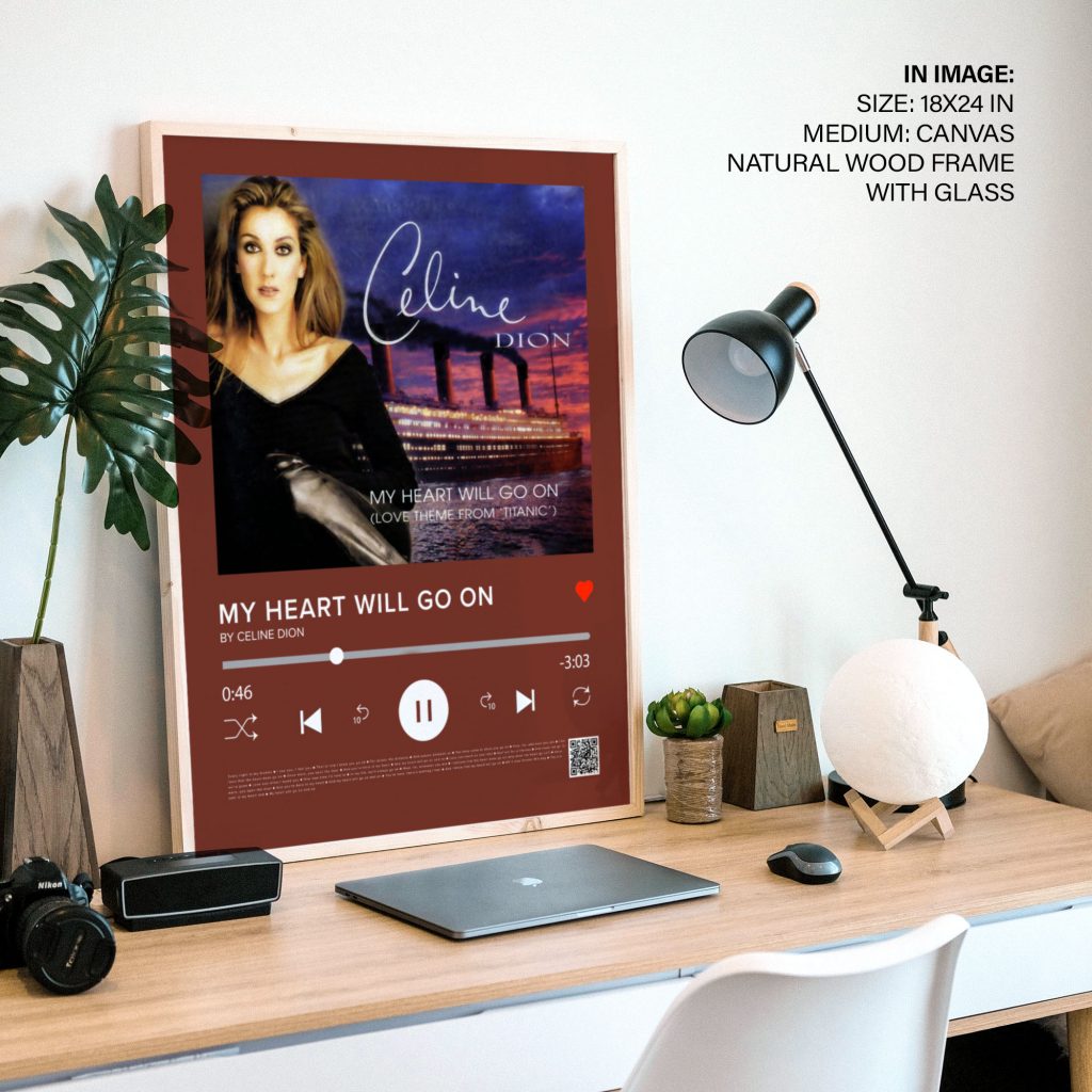 Contemporary Celine Dion Titanic Album Cover – Wall Decor