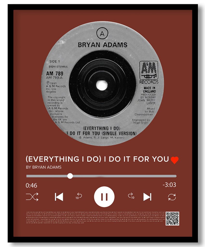 Bryan Adams - (Everything i do) I do it for you (Music player)