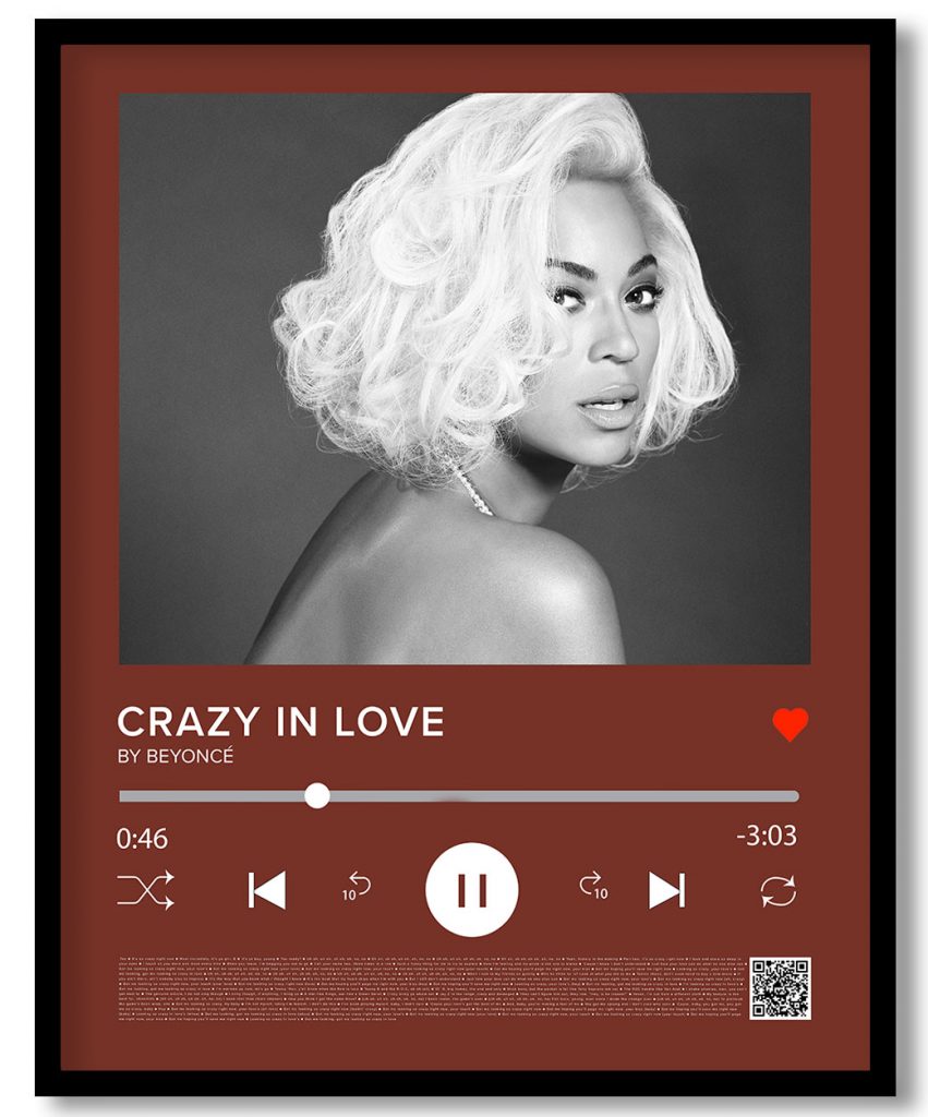 Beyoncé - Crazy in love (Music player)