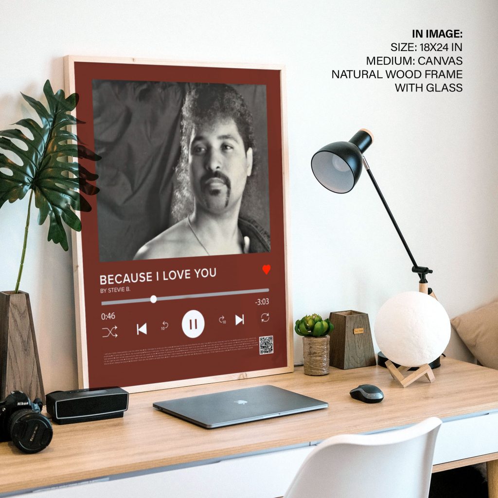 BECAUSE I LOVE YOU - Love Song Lyrics – Wall Decor