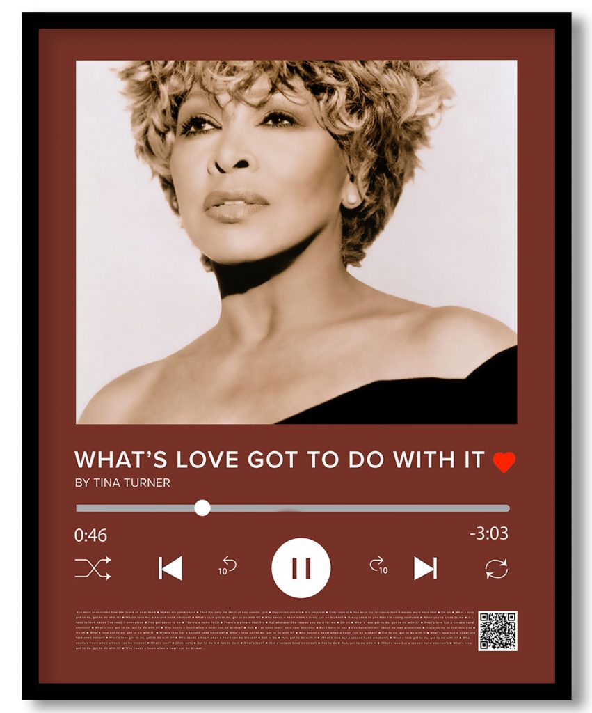 Tina Turner - What's love got to do with it (Music player)