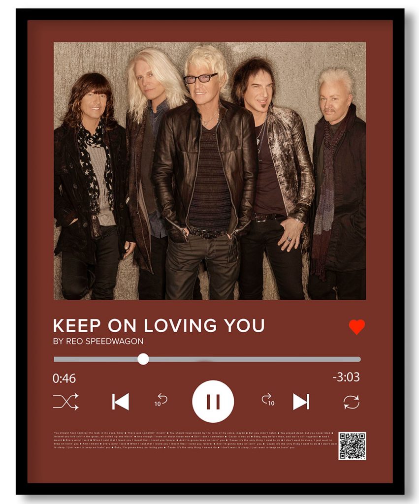 Reo Speedwagon - Keep on loving you (Music player)