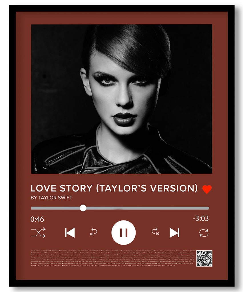 Taylor Swift - Love story (Taylor’s Version) (Music player)