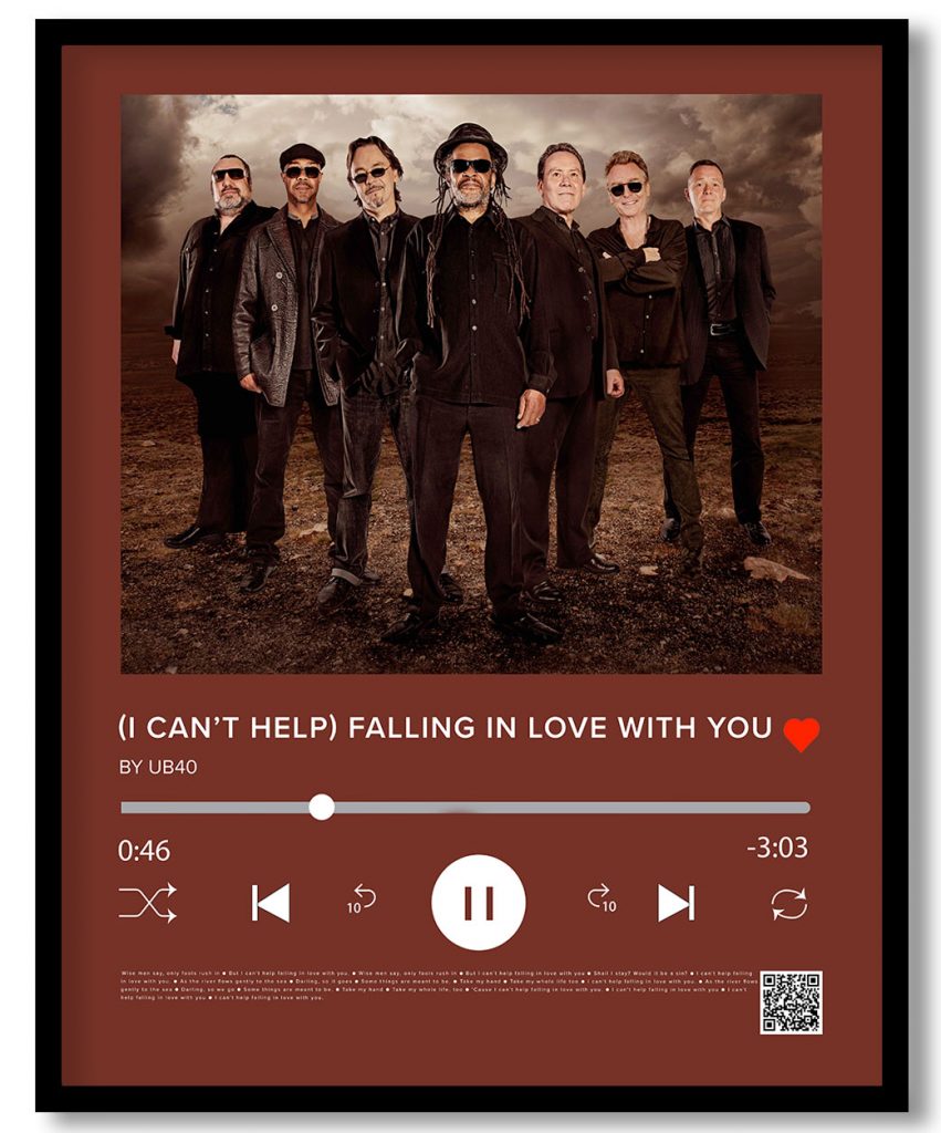 Ub40 - (I can't help) Falling in love with you (Music player)