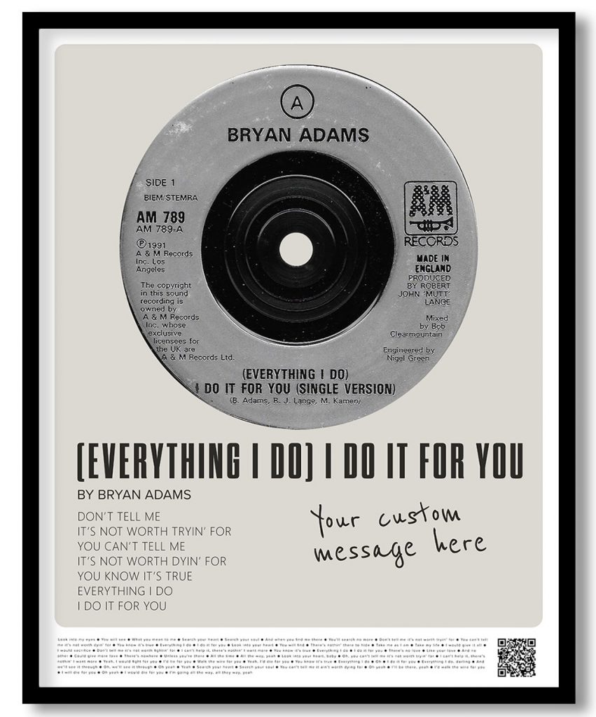 Bryan Adams - (Everything i do) I do it for you (pantone)