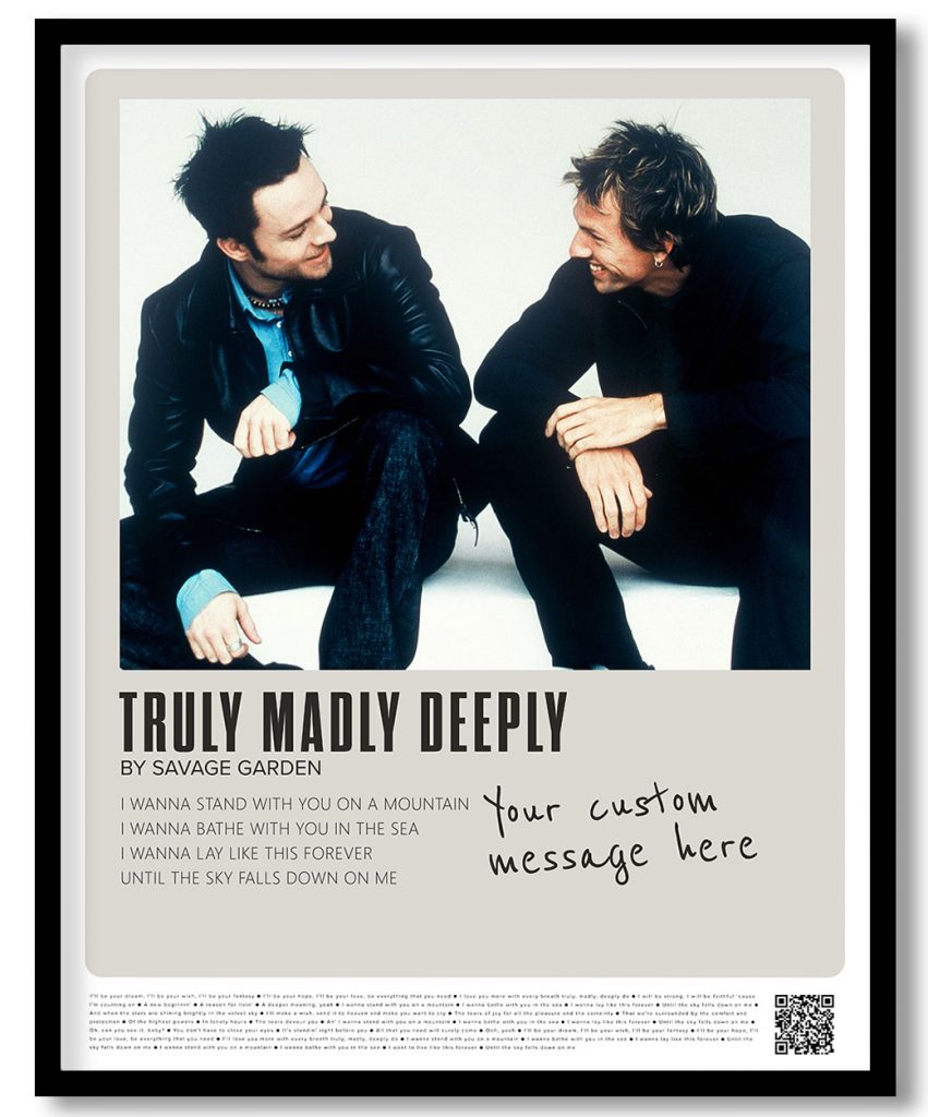 Savage Garden - Truly madly deeply (pantone)