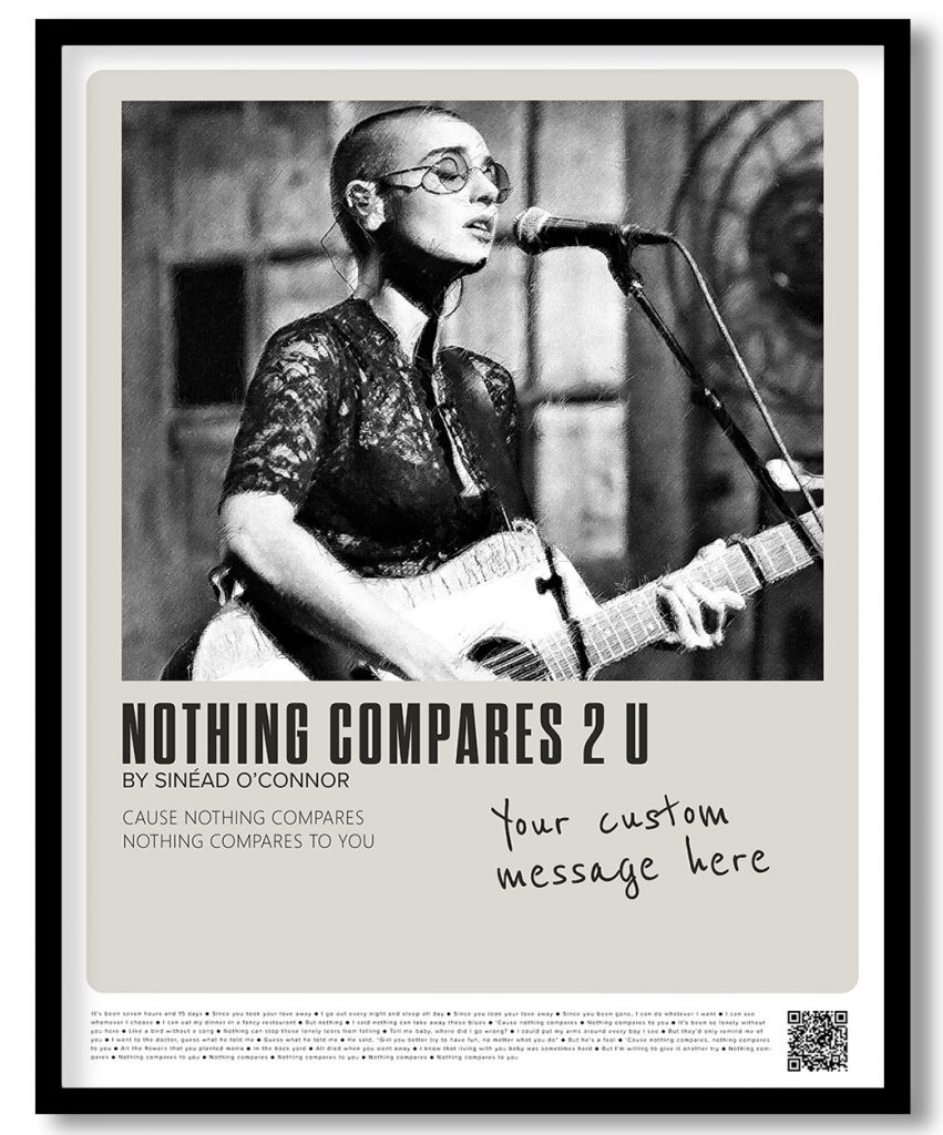 Sinéad O'Connor - Nothing compares 2 U (pantone)
