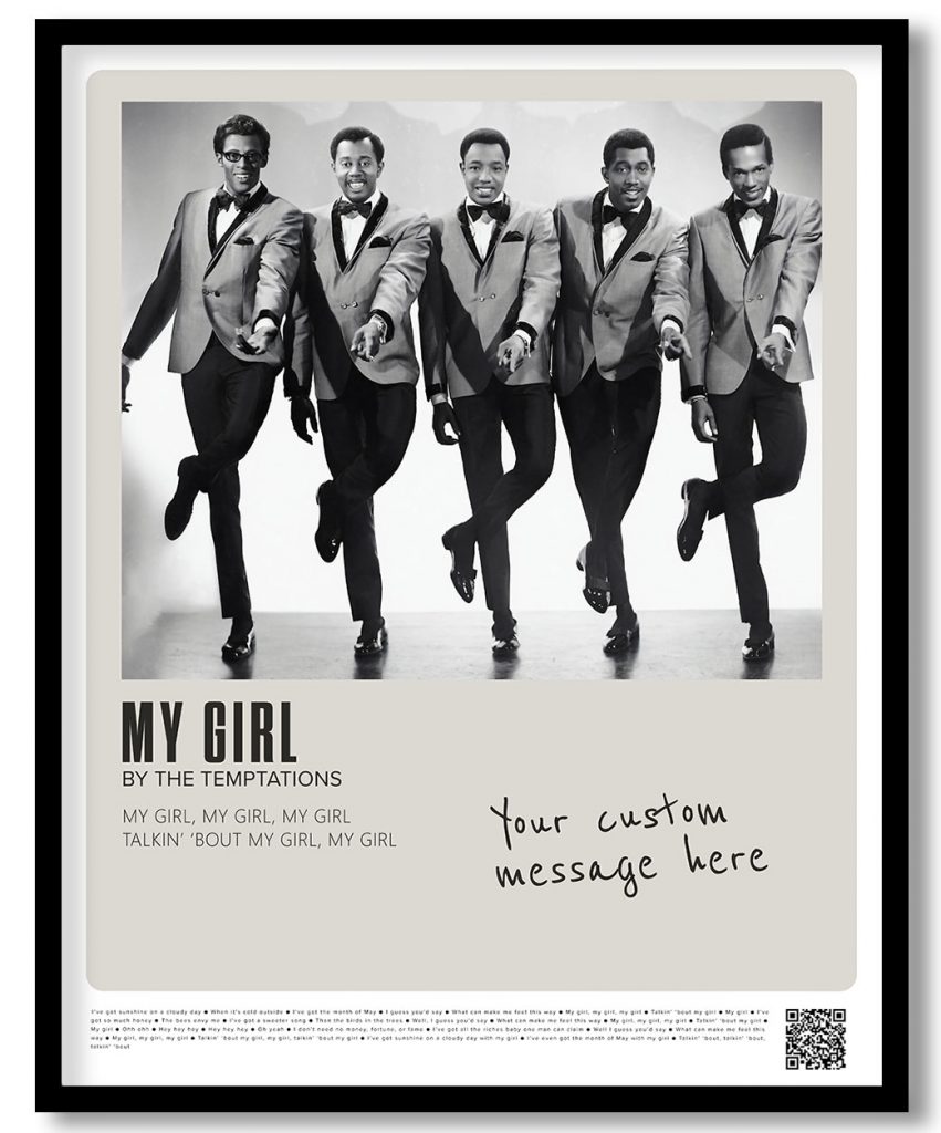 The Temptations - My girl (pantone)