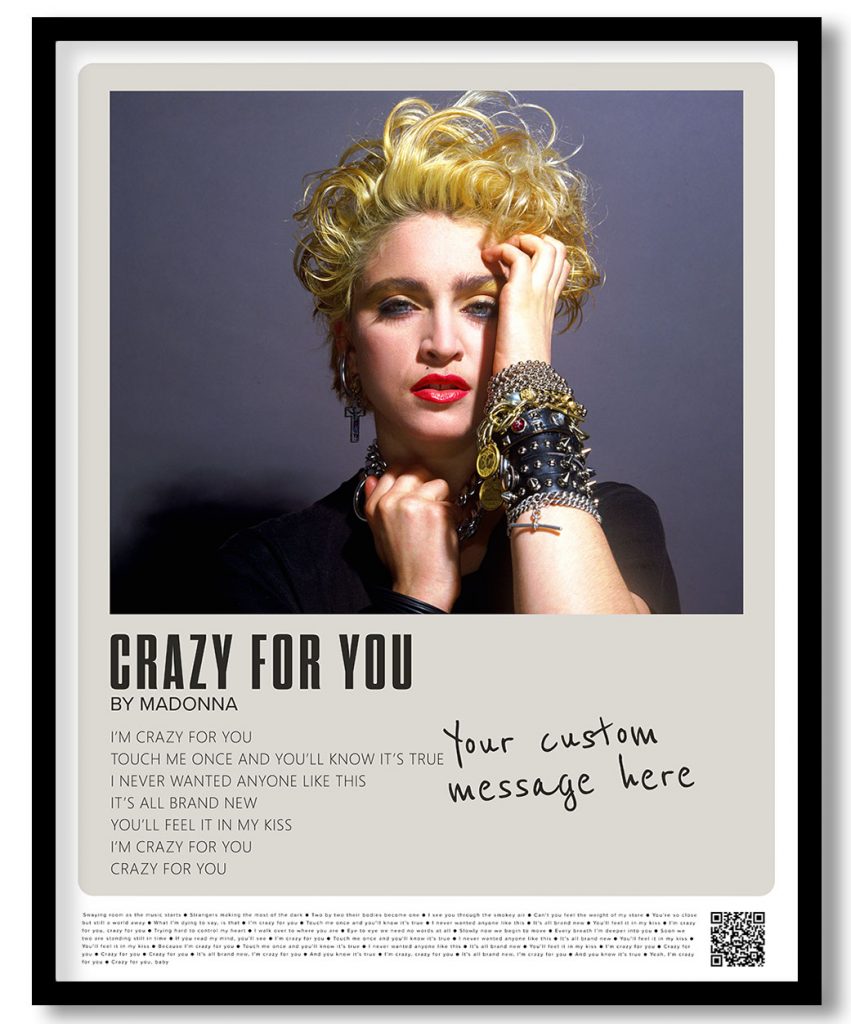 Madonna - Crazy for you (pantone)