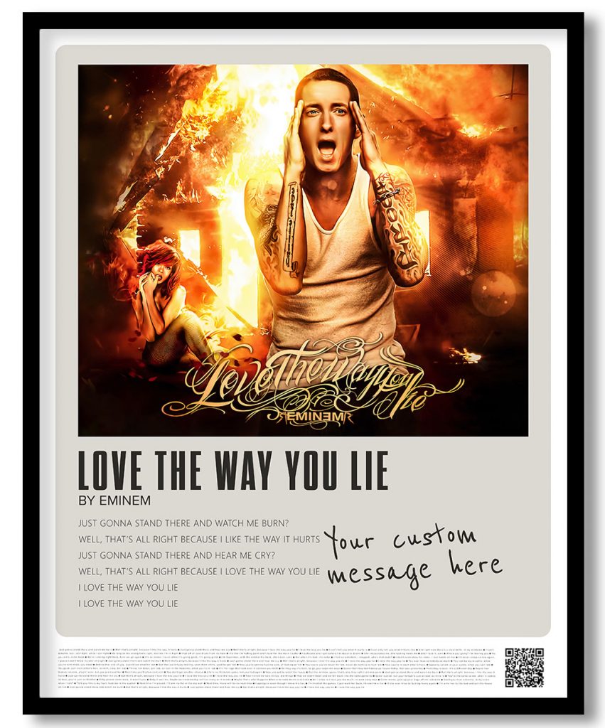 Eminem - Love the way you lie (pantone)