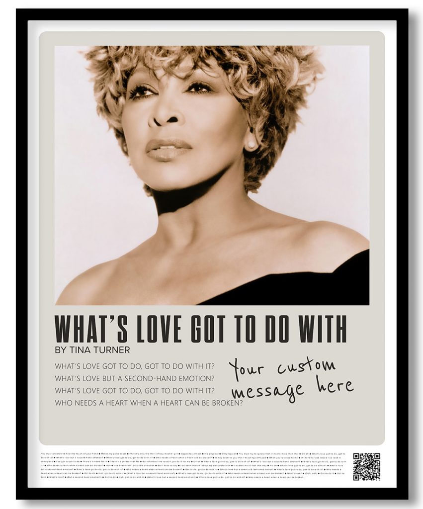 Tina Turner - What's love got to do with it (pantone)