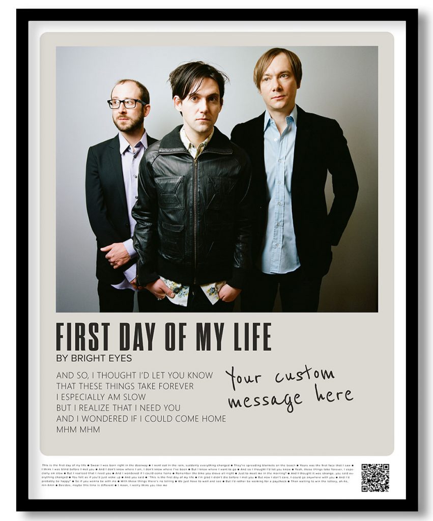 Bright Eyes - First day of my life (pantone)