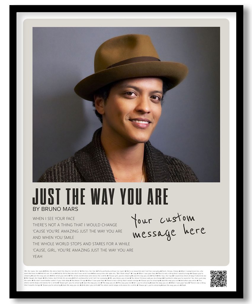 Bruno Mars - Just the way you are (pantone)
