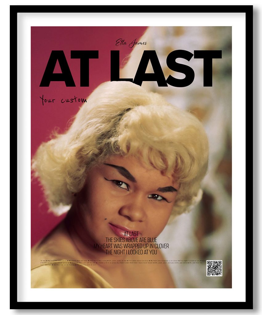 Etta James - At last (poster)