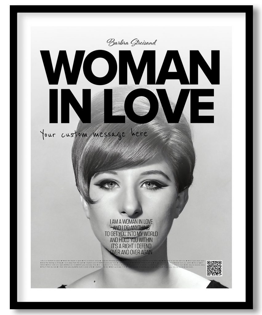 Barbra Streisand - Woman in love (poster)