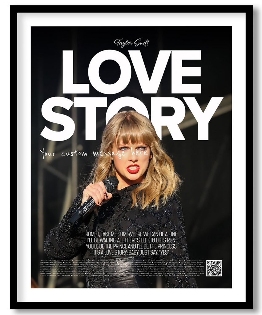 Taylor Swift - Love story (Taylor’s Version) (poster)