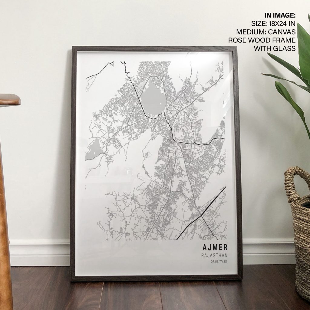 AJMER RAJASTHAN 26 45 74 64 - Urban Location Data – Wall Decor