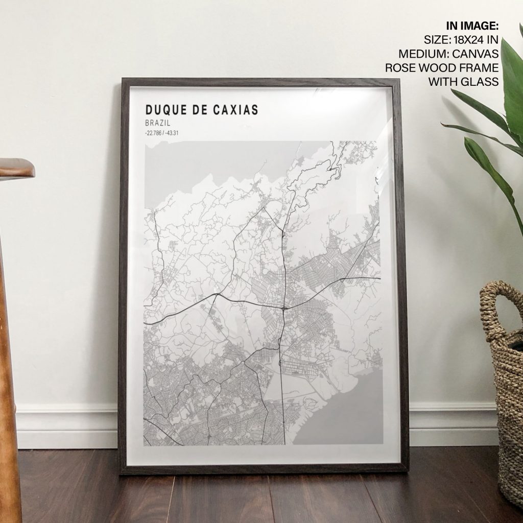 DUQUE DE CAXIAS BRAZIL -22 786 -43 31 - Location Coordinates – Wall Decor