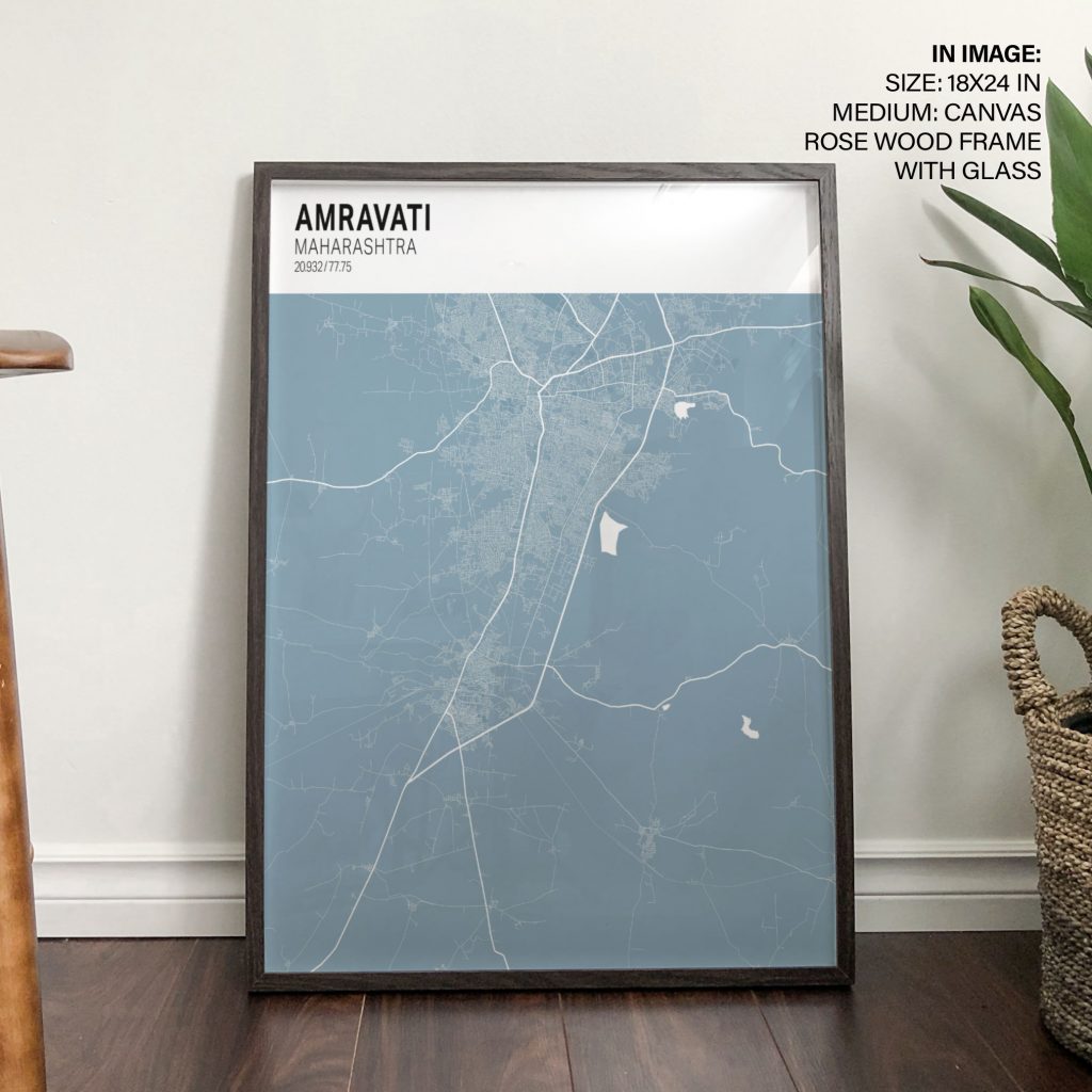 AMRAVATI MAHARASHTRA 20 932 77 75 - Geographic Location – Wall Art