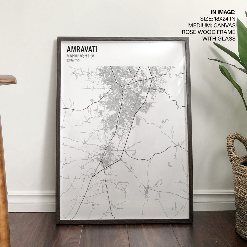 AMRAVATI MAHARASHTRA 20 932 77 75 - City Map Coordinates – Home Decor