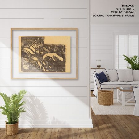Hampton,Style,Living,Room,Interior,With,Frame,Mockup,,3d,Render