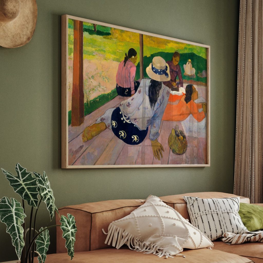 The Siesta by Paul Gauguin (ca.1892-94)