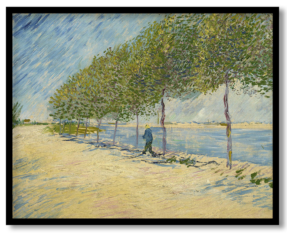 By the Seine by Vincent van Gogh (1887)