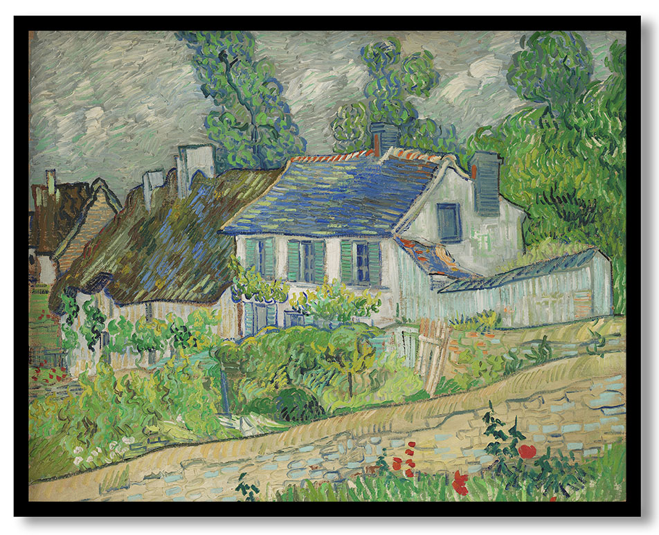 Houses at Auvers by Vincent van Gogh (1890)