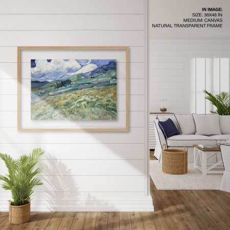 Hampton,Style,Living,Room,Interior,With,Frame,Mockup,,3d,Render