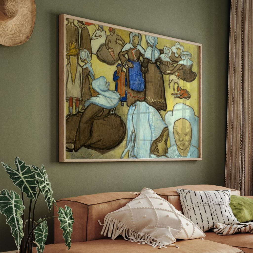 Les bretonnes et le Pardon à Pont Aven by Vincent van Gogh (1888 c.)