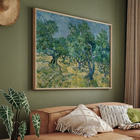 Olive grove by Vincent van Gogh (June 1889)