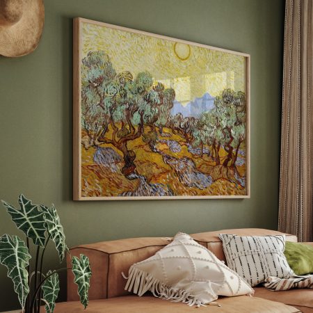 Olive Trees by Vincent van Gogh (1889)