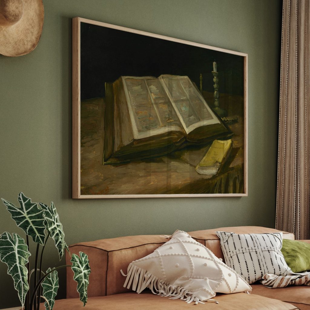 Still Life with Bible by Vincent van Gogh (October 1885-1885)